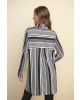 Joseph Ribkoff Black/White Top Style 211109
