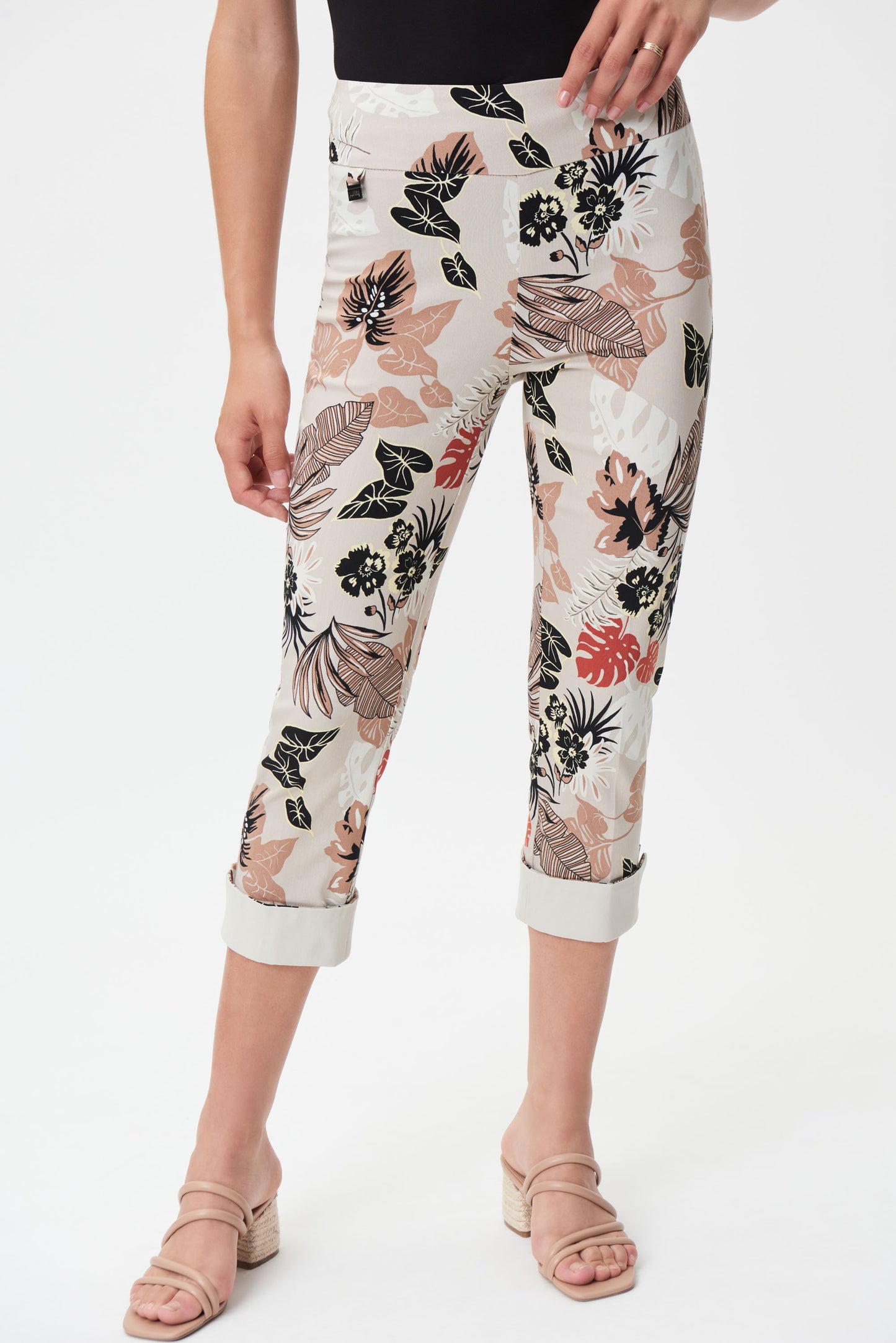 Pantalón beige estampado 232088