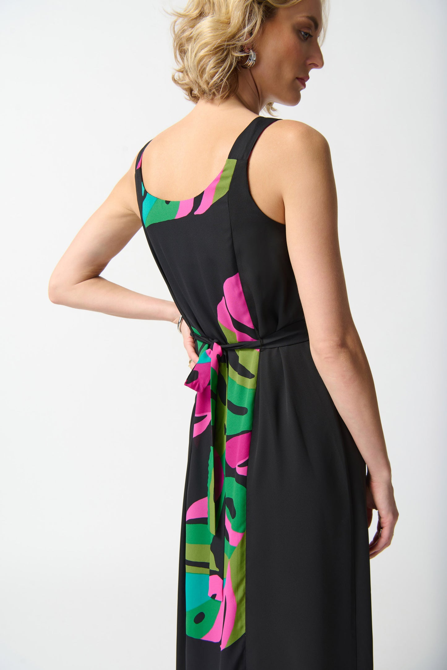 Vestido combinado multicolor 242163