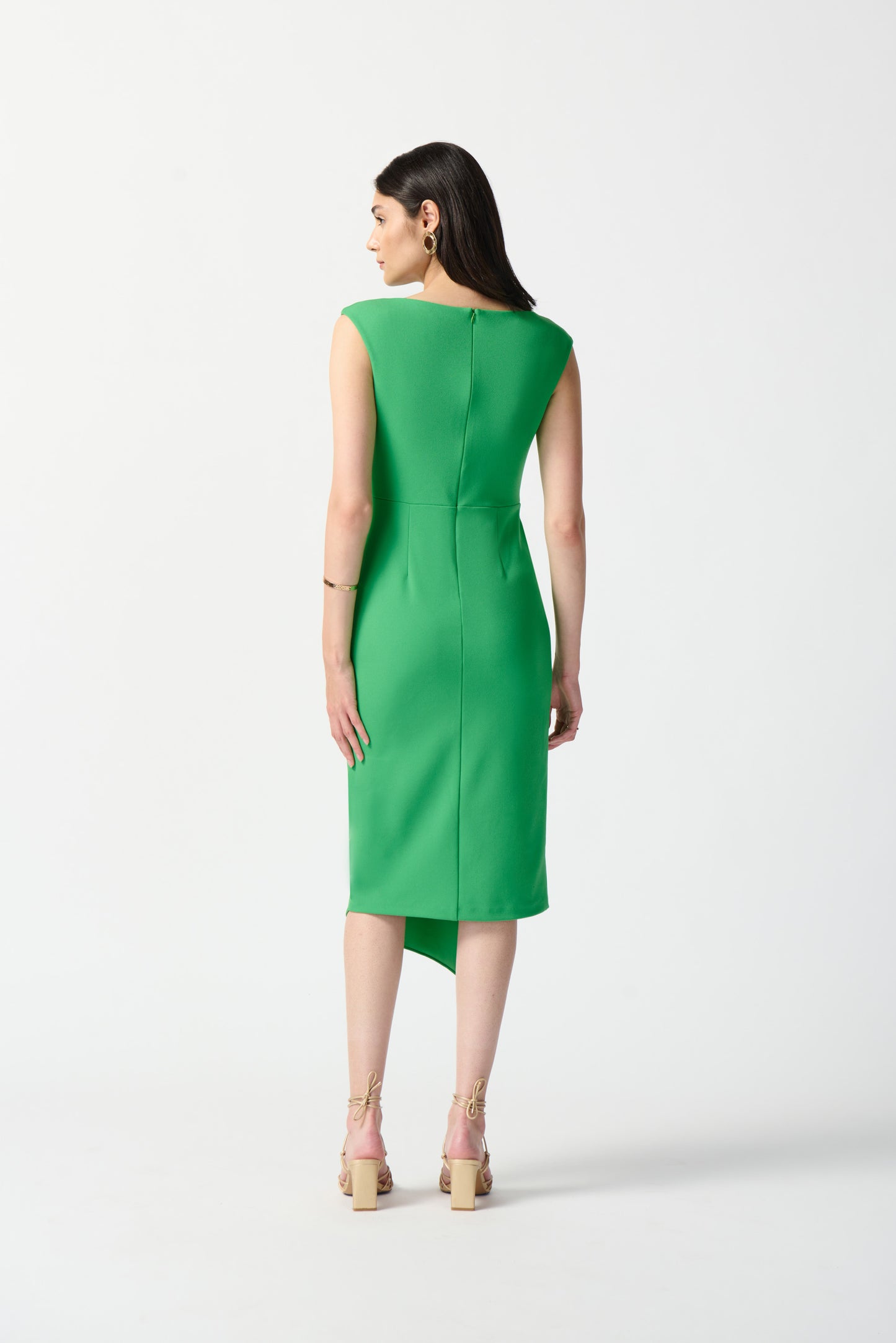 Vestido de tubo verde isla 242238