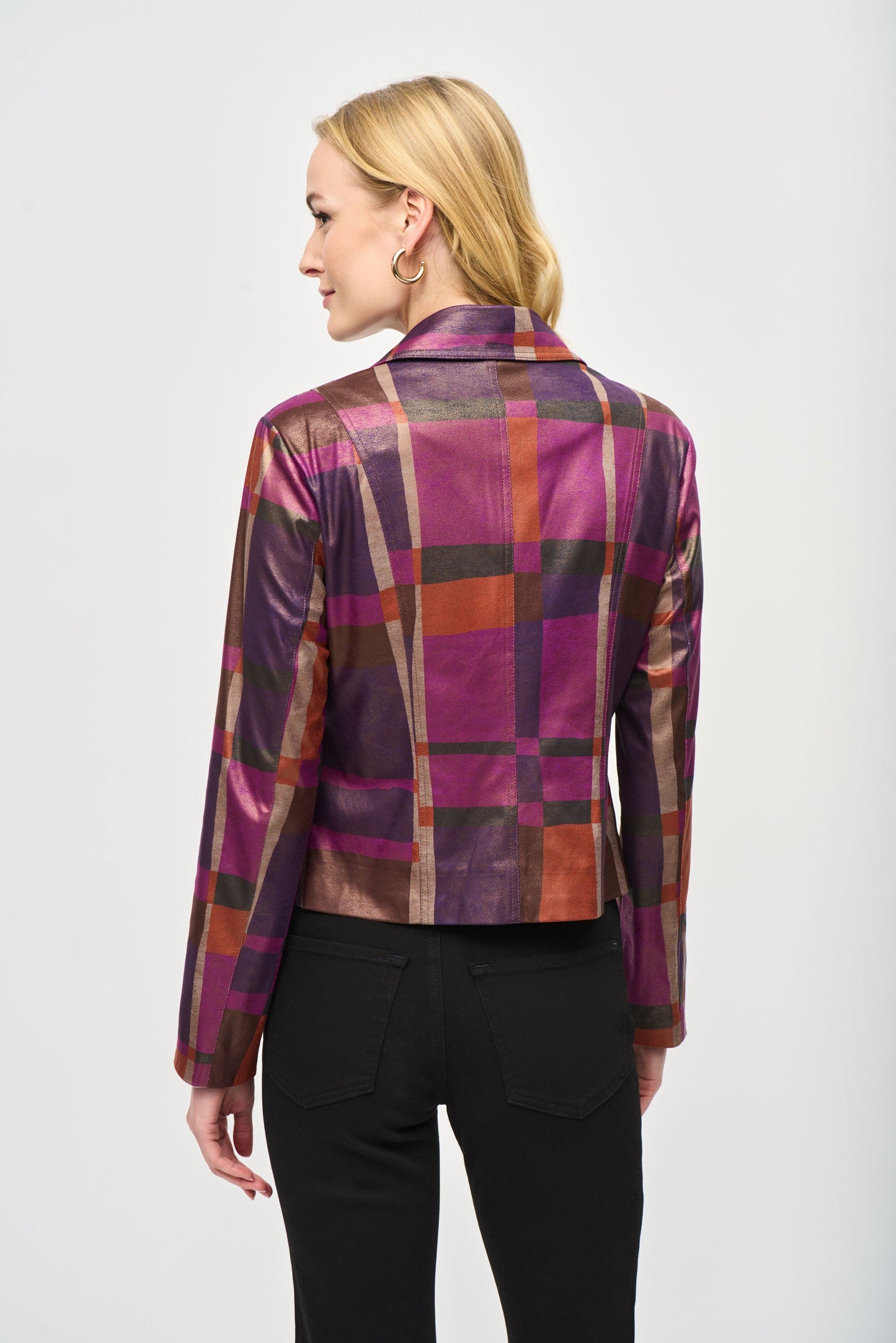 Chaqueta con estampado multicolor 243921
