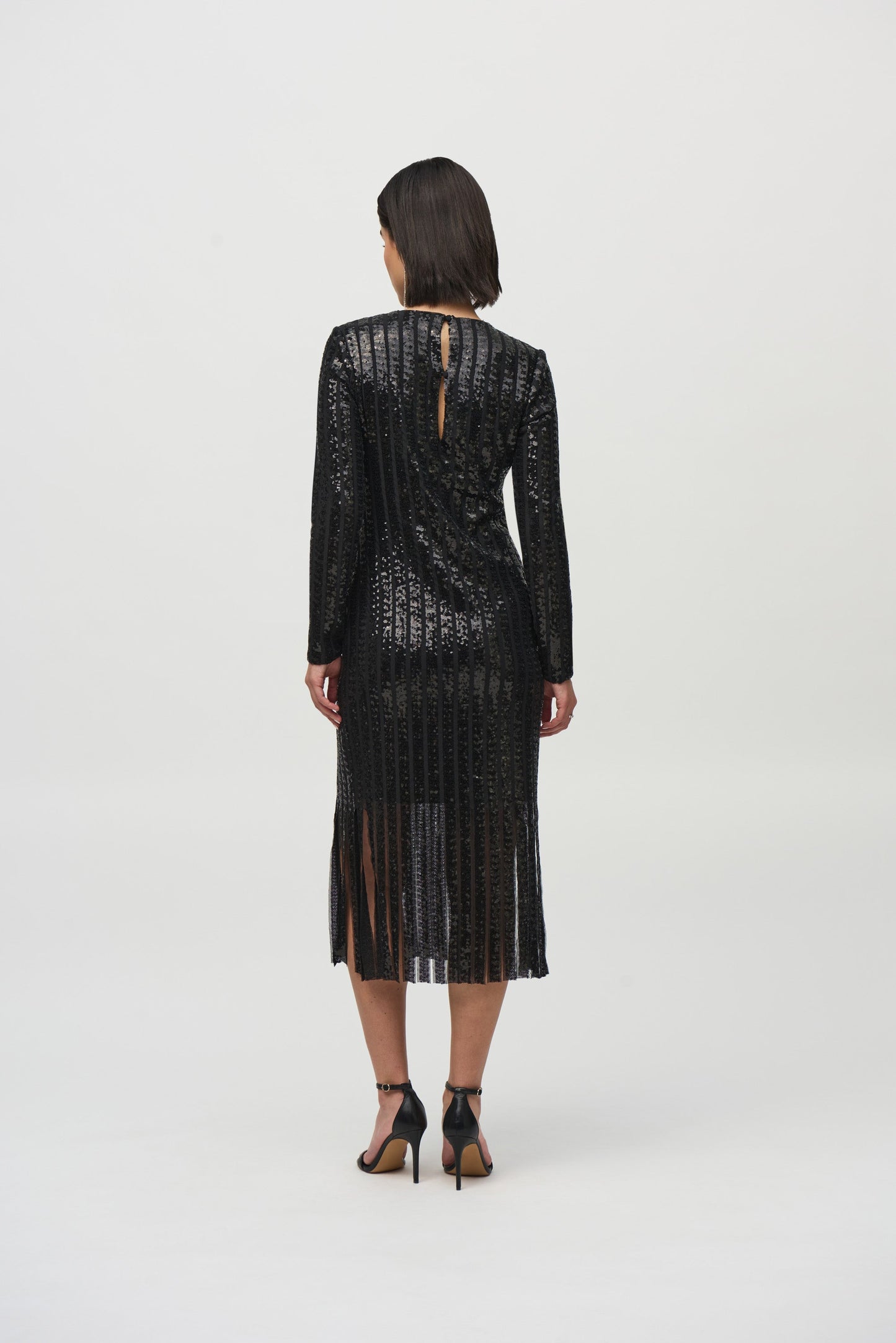 Vestidos de lentejuelas con barbas 244906