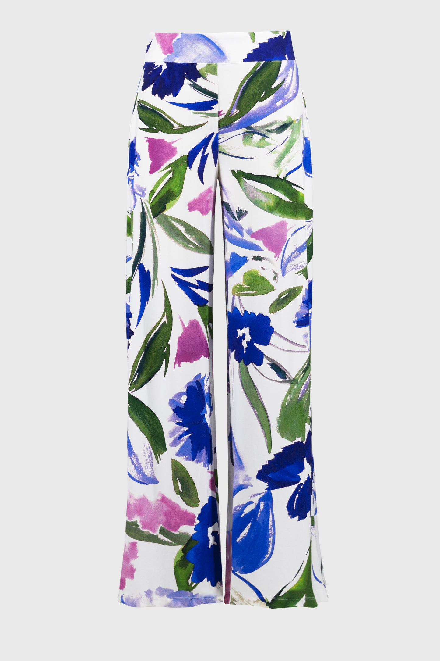 Pantalones de pierna ancha con estampado floral 251770 | Signature