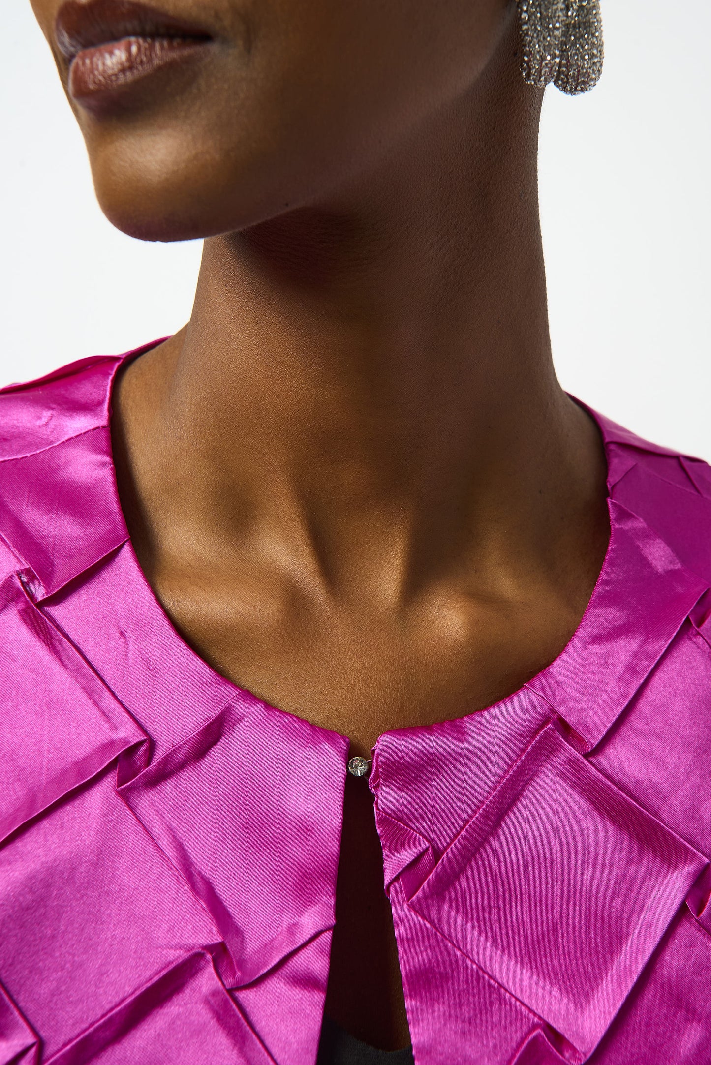 Chaqueta texturizada rosa cosmos 253997
