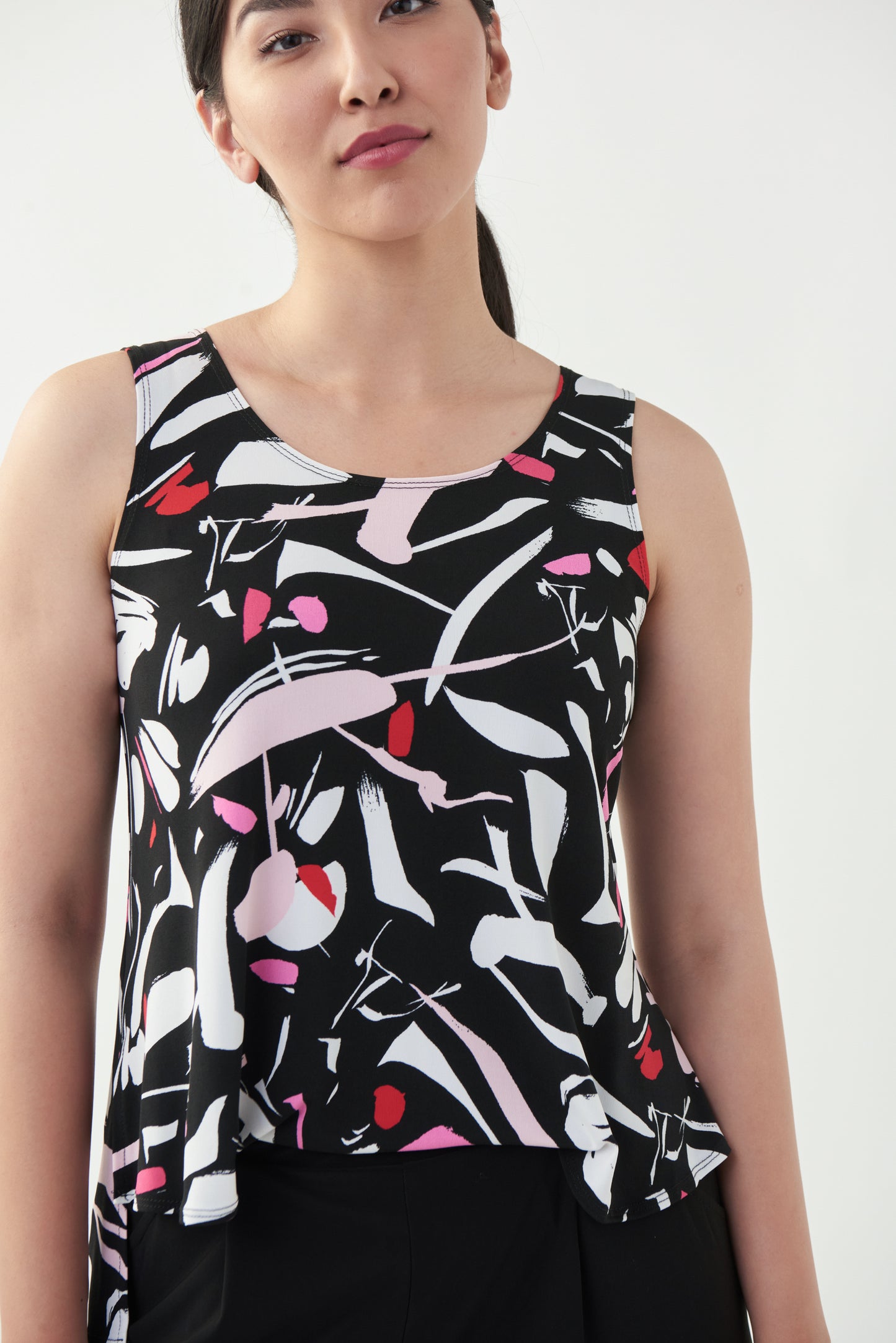 Jumpsuit negro estampado 221098