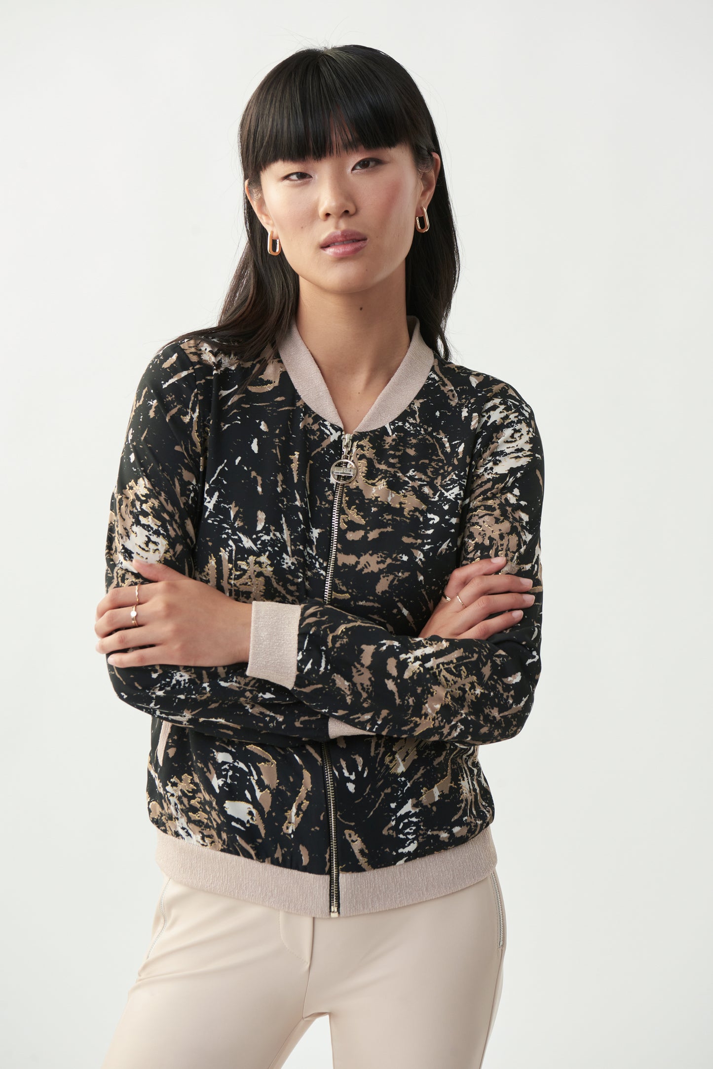 Chaqueta bomber negra 221139