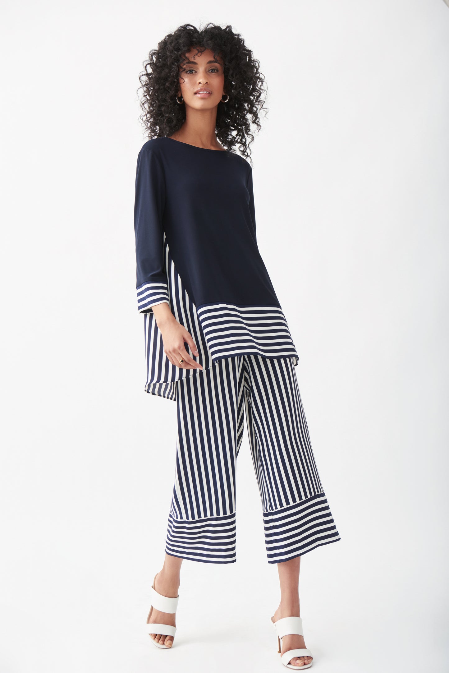 Falda pantalón de rayas 221341