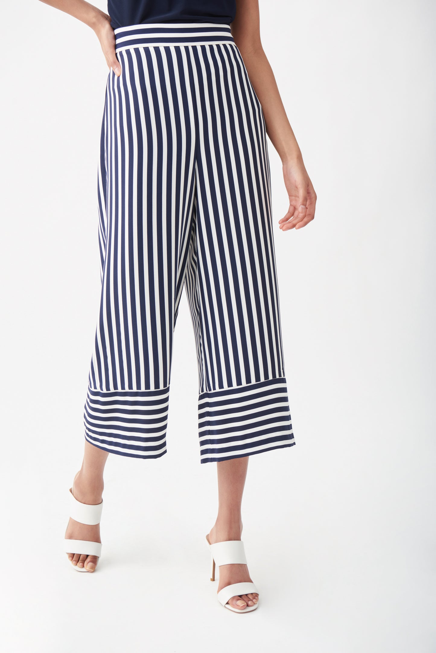 Falda pantalón de rayas 221341