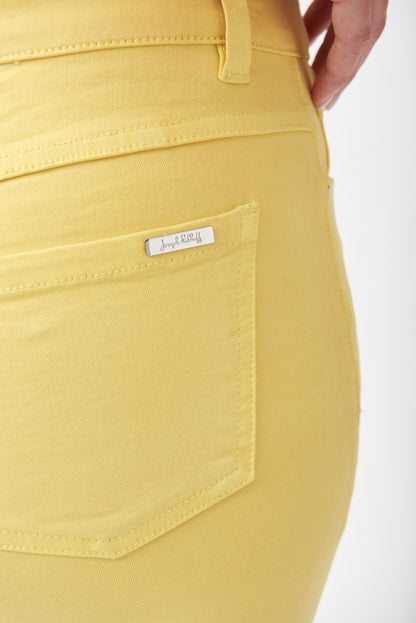 Jeans capri amarillo 221918