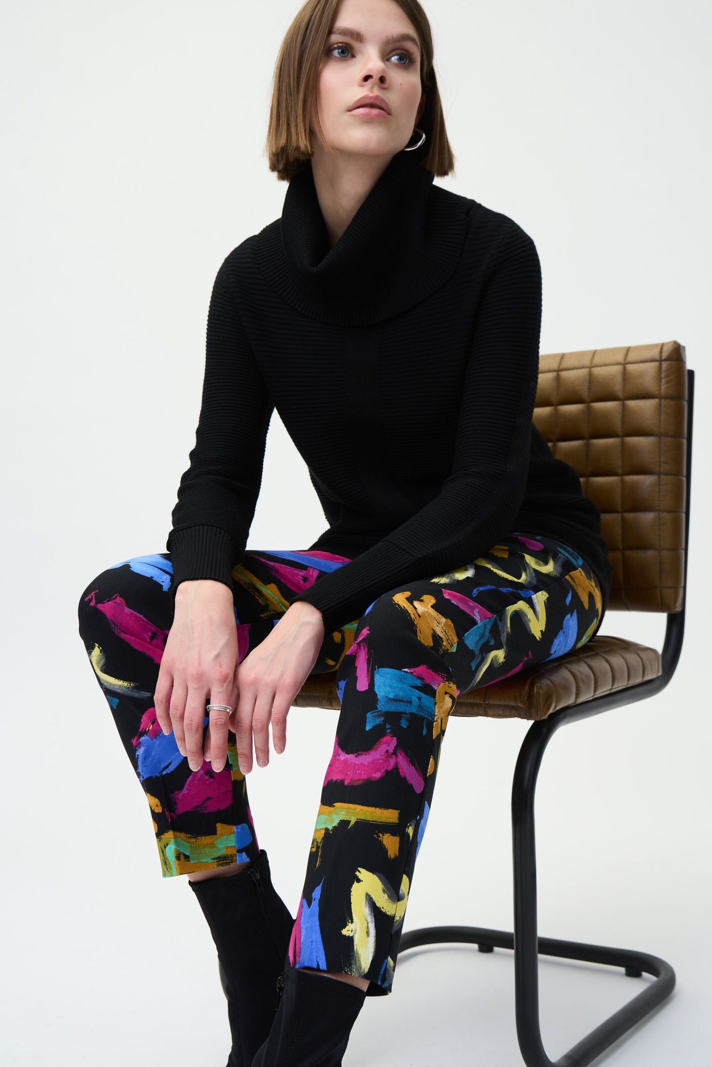 Pantalón estampado neon 224280