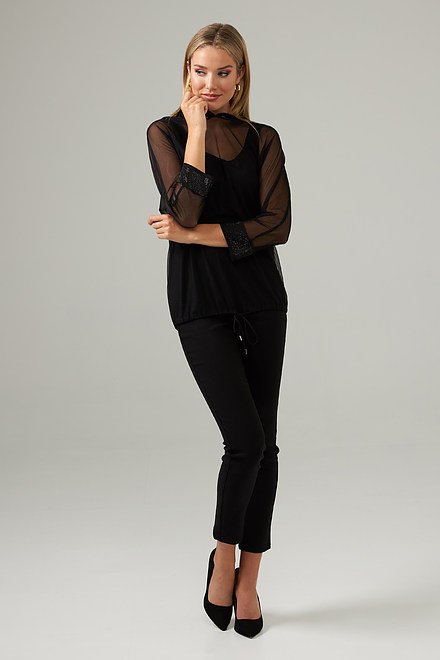Sheer Hooded Top Style 203258