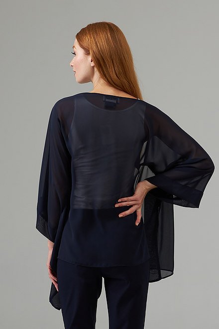 Sheer Sleeved Cascade Cover-up Style 203262