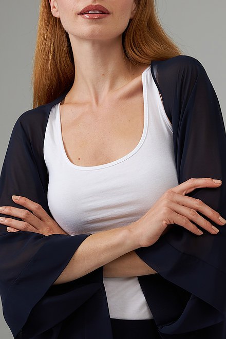 Sheer Sleeved Cascade Cover-up Style 203262