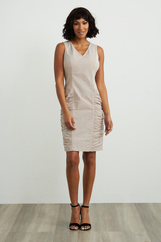 Shirred Taffeta Dress Style 211114