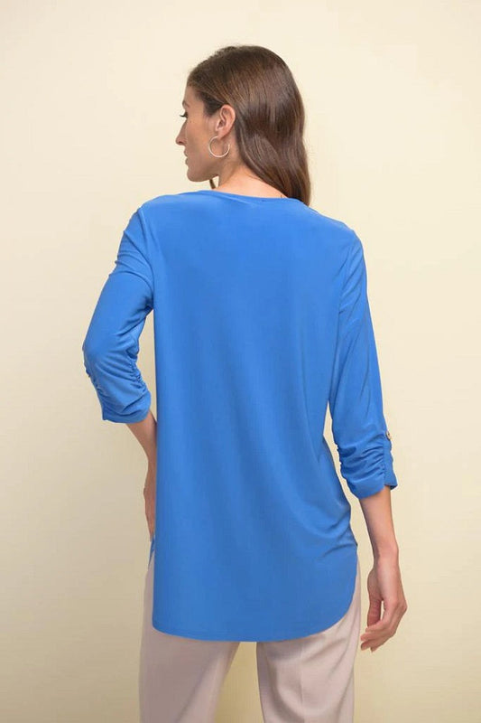 Blusa con cremallera Mar Egeo 211115
