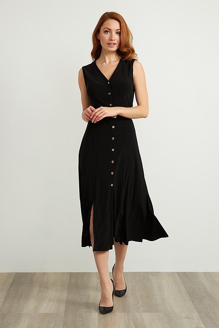 Sleeveless Belted Dress Style 211179