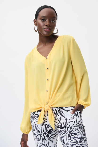 Blusa nudo amarilla 231144