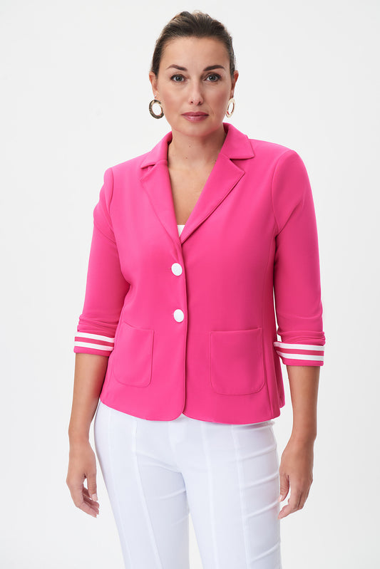 Saco fucsia con botones 232015