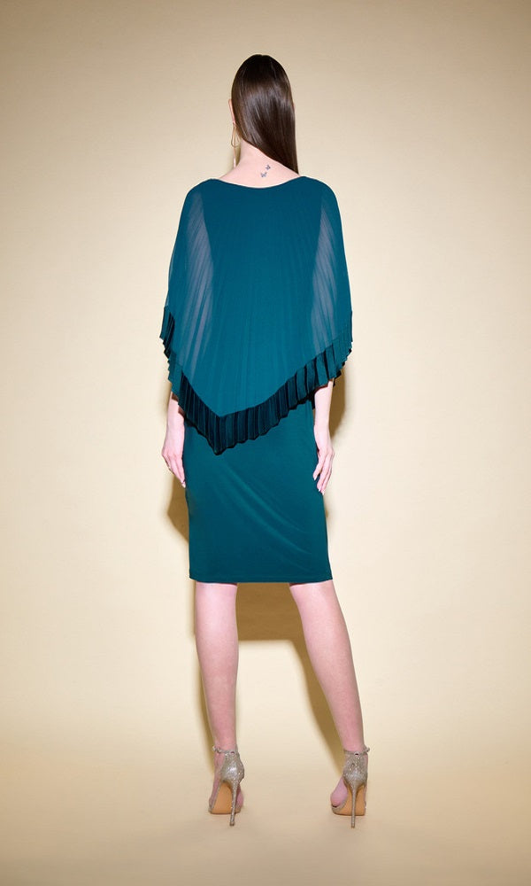 Vestido superpuesto plisado 234705