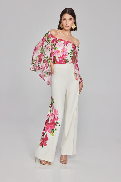 Blusa hombros descubiertos estampado floral 241780