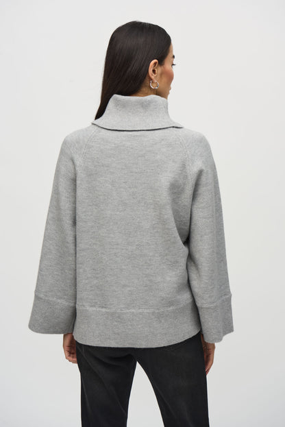 Blusa con lentejuelas Gris/Melange 244935