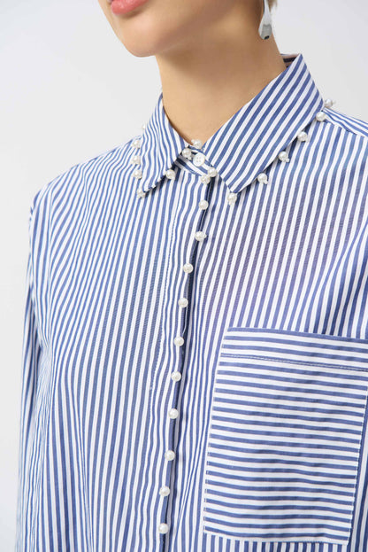 Blusa elastica a rayas 251942