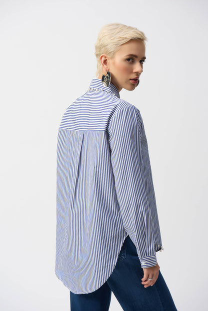 Blusa elastica a rayas 251942