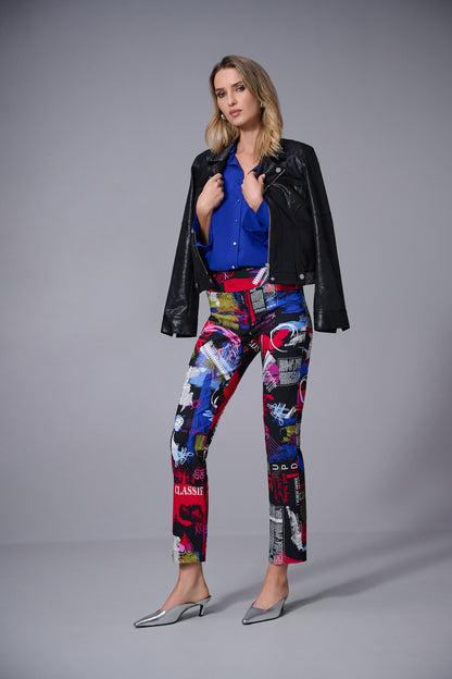 Chaqueta ajustada de ante sintético metalizado negro 253978