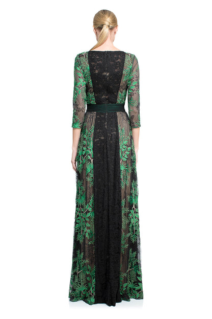 Vestido T S diseño chantillí central AUC16442L