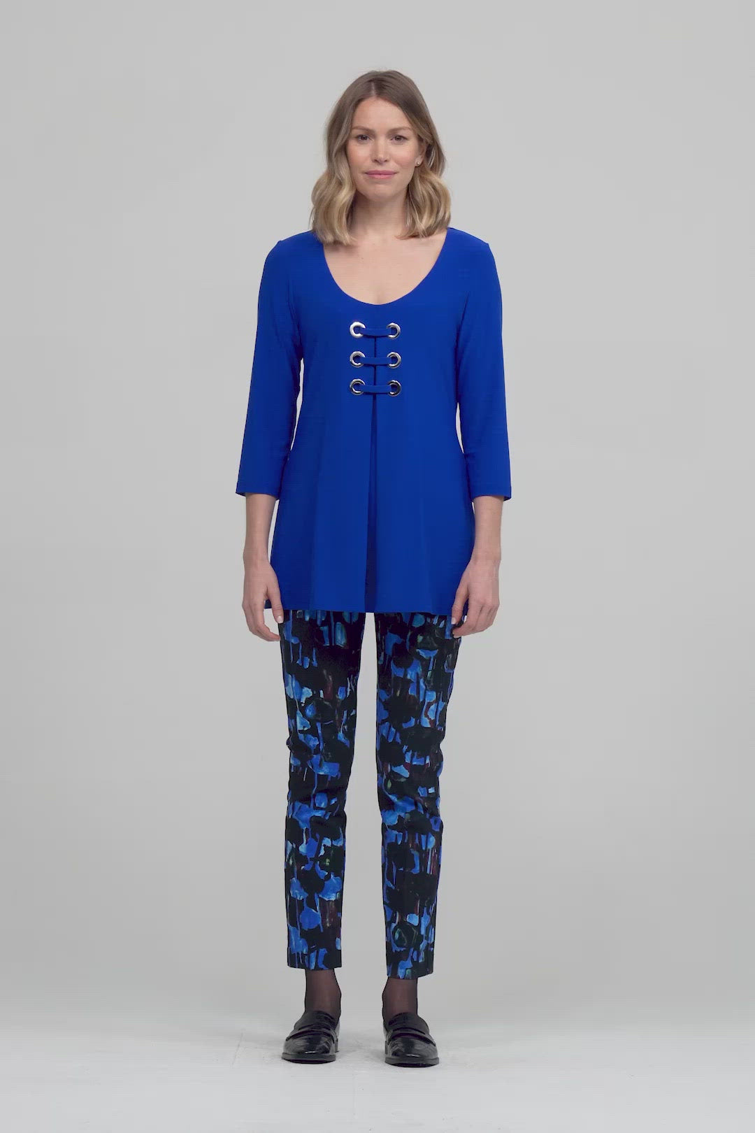  Joseph Ribkoff Pantalón clásico para mujer, Azul medianoche :  Ropa, Zapatos y Joyería