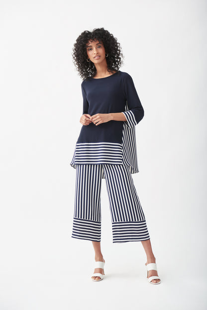 Falda pantalón de rayas 221341