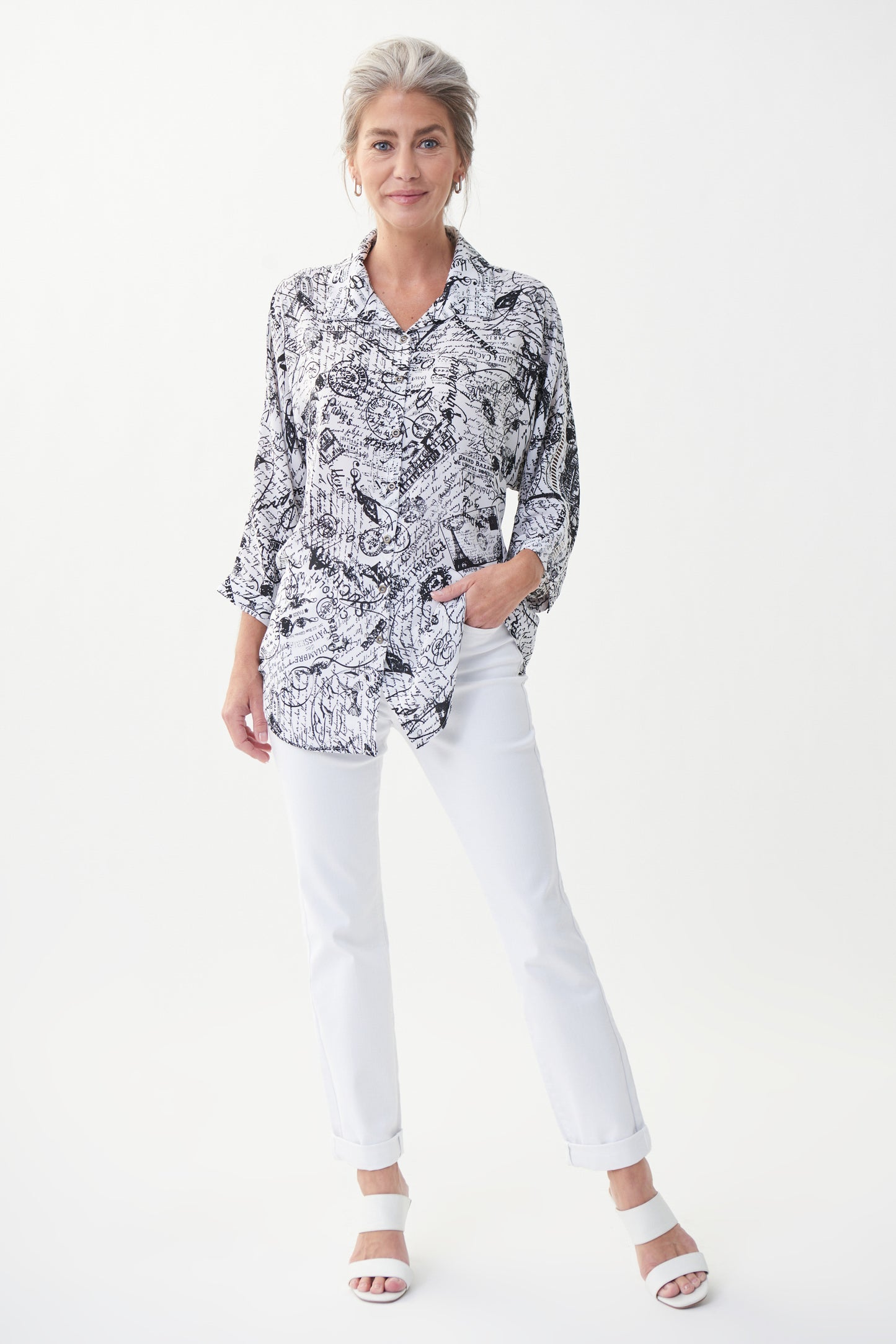Blusa estampado postal 222173