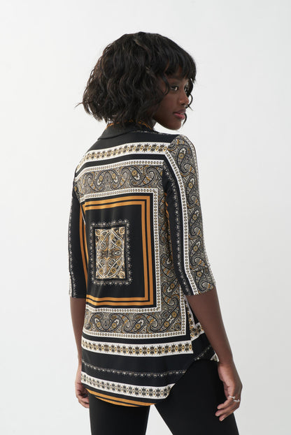 Blusa estampado de cachemiras 223228