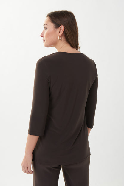 Blusa café 223283