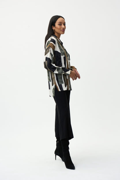 Blusa estampada olivo 224045