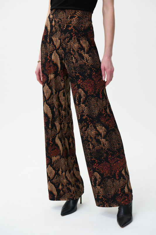 Pantalón animal print café 224112